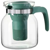 Ritzenhoff & Breker Teekanne Teekanne Salvia 1,2 Liter Glas Kanne mit Teesieb Klar, 1.2 l