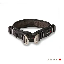 Wolters Active Pro Comfort Halsband Schwarz / Anthrazit 4 cm x 45 - 52 cm