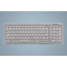 Cherry Active Key Mini Desk Keyboard, grau, USB, DE (AK-7000-U-W/GE)