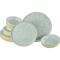 CreaTable CreaTable, Uno Emiliana blau Steinzeug, 12 Stück)
