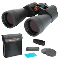 Celestron SkyMaster 12x60 Porro Prism Binoculars, Black
