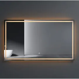 SoGood dopporo Badspiegel mit Beleuchtung 120x70cm LED Badezimmerspiegel Wandspiegel dimmbar mit Touch Bedienung Beschlagfrei LED-Spiegel-02