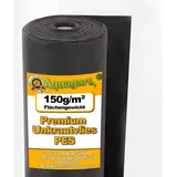 Aquagart 110m2 Unkrautvlies Gartenvlies Mulchvlies Bodengewebe 150g 1m Breit PES