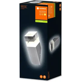 LEDVANCE Außenleuchte Edelstahl 22,5 cm inkl. LED-Lampe 400 lm silber