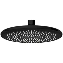Regenduschkopf WENKO "Watersaving", schwarz, B:22,5cm T:22,5cm, Duschköpfe, Ø 22,5 cm