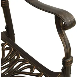 vidaXL Bistroset 5-tlg. bronz