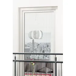 Hecht Fliegengitter 130x220cm für Türen an franz. Balkonen weiss 101140201-CU