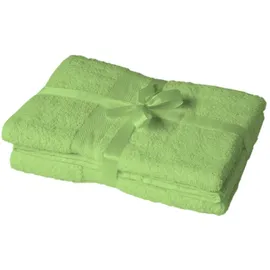 EXKLUSIV HEIMTEXTIL Saunatuchset 2-tlg. Apfelgrün