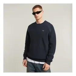 G-Star für Herren. D25111-C868-862 Pullover Detailreich gestrickt navy (M), Lässig, Bio-Baumwolle, Nachhaltig, Marine