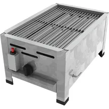 ChattenGlut Gasbräter 1-flammig 4,5 kW 340 x 530 x 270 cm Edelstahl inkl. Rost