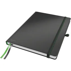 LEITZ Notizbuch Complete A4 liniert schwarz Packung mit 6 Stück
