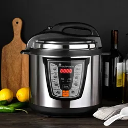 Masterpro - 6L und 1000W Schnellkochtopf mit 8 Programmen von Carlo Cracco