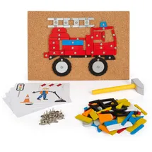 Small Foot Company Hämmerchenspiel Fahrzeuge der Stadt Blau