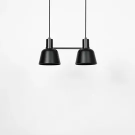 LUCANDE Servan 2-flg. 60 cm schwarz Metall