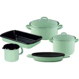 RIESS Kochtopf Set 5-tlg. Family Green Riess - Grün