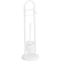 Wenko WC-Garnitur Siena weiß Metall