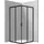 Deante Funkia Duschkabine 90 x 90 cm schwarz/transparent 5908212090336