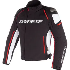 Dainese Racing 3 D Dry Textiljacke Schwarz/Weiß/Rot 56