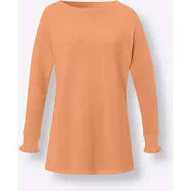 Heine Rundhalspullover in apricot | Gr.: 44,