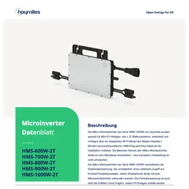 Hoymiles HMS-600-2T Mikro-Wechselrichter 405 W