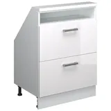 Vicco Rion 60 x 81,6 x 46 cm Weiß Hochglanz