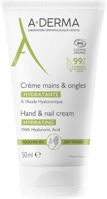 A-Derma Feuchtigkeitsspendende Hand- und Nagelcreme