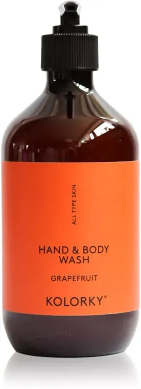 Kolorky Hand & Body Wash Waschgel für Hände und Körper Grapefruit 490 ml