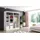 altdecor Schiebetürenschrank Parti 200 x 216 x 61 cm Schwarz
