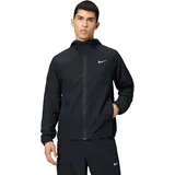 Nike Form Vielseitige Dri-FIT Kapuzen-Trainingsjacke Herren 010 black/reflective silv M