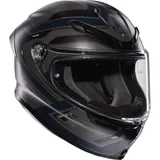 AGV K6 S Enhance Helm, grau matt/gelb, M
