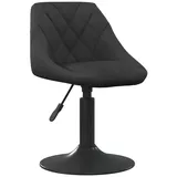 vidaXL Esszimmerstühle 4 Stk. Drehbar Schwarz Samt