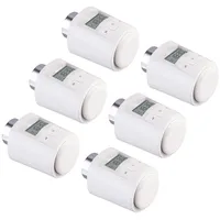 Revolt Programmierbares Universal-Heizkörper-Thermostat 6er-Set