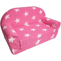 Kindersofa klappbar pink Kindercouch Kinderzimmermöbel Spielsofa Sofa Couch