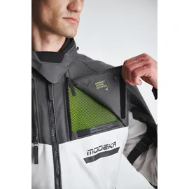 Modeka Atlaz Textiljacke Dunkelgrau/Schwarz M