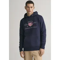 GANT Herren Sweatshirt REGULAR ARCHIVE SHIELD Hoodie - Blau 5XL