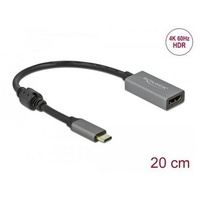 DeLOCK Aktiver USB Type-CTM zu HDMI Buchse, 4K 60 Hz (HDR)