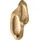 Beliani Wandkerzenhalter PENICHE Metall Gold