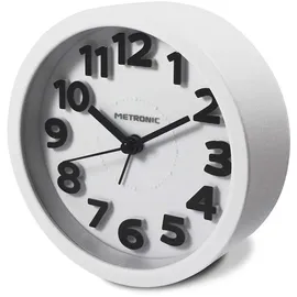 METRONIC Wecker Classic weiß