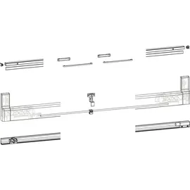 GU Energy GU, Zubehör Türbeschlag, 966/150 PSK Profilbeutel, L=3460 mm, silber