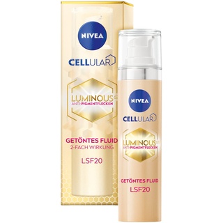 NIVEA Cellular Luminous 630 Anti-Pigmentflecken Getöntes Fluid LSF 20 40 ml