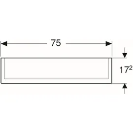 Geberit Option Plus 75 cm