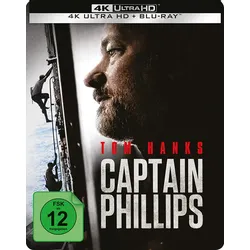 Captain Phillips (Steelbook, 4K-UHD+Blu-ray)