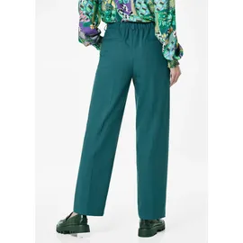 GOLDNER Elegante Stoffhose mit Bügelfalten Dunkelgrün 38