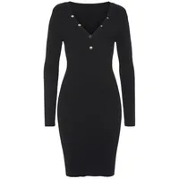 Buffalo Strickkleid Schwarz 36