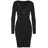 Buffalo Strickkleid Schwarz 36