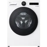 LG F4WX808YC 8kg Frontlader Waschmaschine, 60 cm breit, 1400U/Min, AquaStop, AI DD, WLAN/ThinQ, Kindersicherung, Steam, weiß