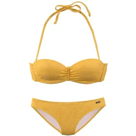 Buffalo Bügel-Bandeau-Bikini Damen Gelb 40 Cup C