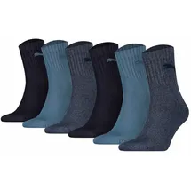 Puma Tennissocken 6er Pack Blau 39-42