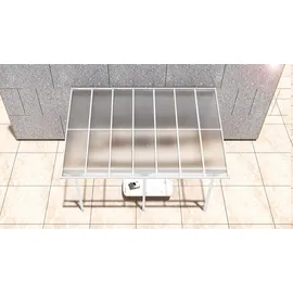 Westmann Terrassenüberdachung Bruce 435 x 300 cm weiß