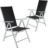 Tectake tectake® Gartenstuhl, klappbar, 7-fach verstellbare Rückenlehne, 67 x 56 x 105 cm